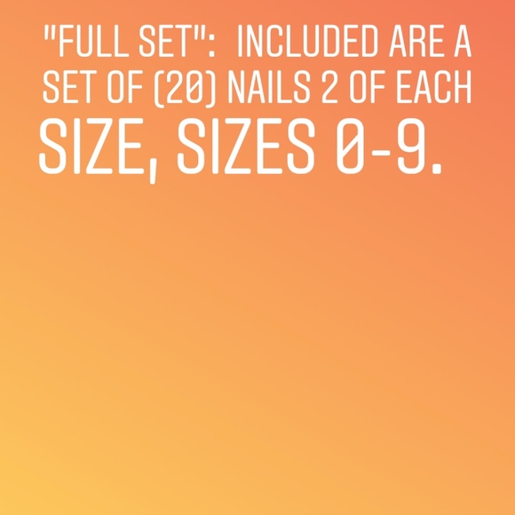 "FLORA" Floral Press-On Nails * Full Set* - Picture 6 of 6